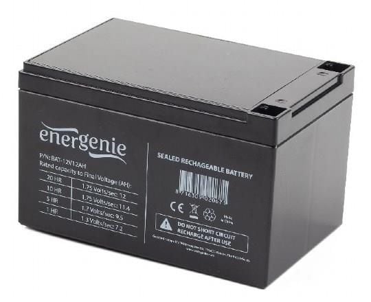 Gembird EnerGenie BAT-12V12AH - UPS-batteri - 1 x batteri - 12 Ah