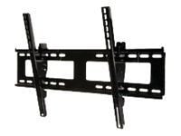 Peerless Universal EPT650 - Monteringssett (veggplate) - for flatpanel - stainless steel - svart - skjermstørrelse: 32"-55" - monteringsgrensesnitt...