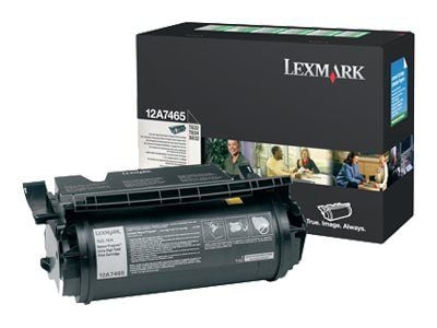Lexmark 12A7465, 32000 sivua, Musta, 1 kpl