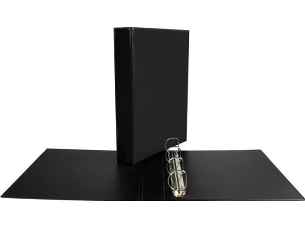 Biurfol 4-ringsperm A4 45mm svart (SE-47-01)