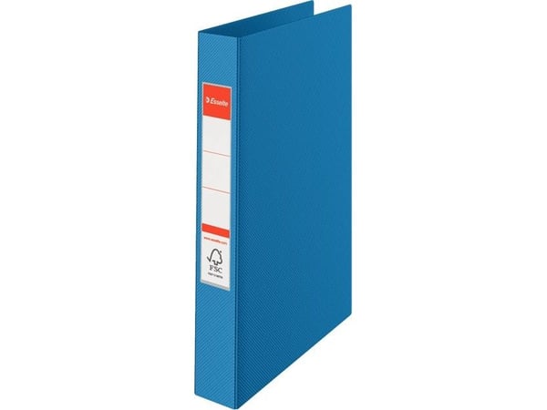Esselte Standard - Ringperm - bokryggbredde: 42 mm - for A4 (210 x 297 mm) - kapasitet: 190 ark - livlig blåfarge