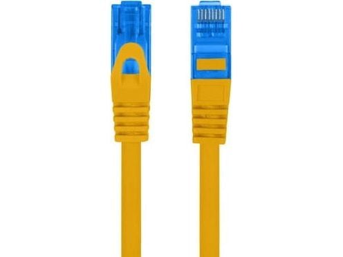 Lanberg - Patchkabel - RJ-45 (han) til RJ-45 (han) - 15 m - S/FTP - CAT 6a - formet, knastfri - oranssi, RAL 1028