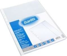 Bantex ertefargede mapper med klaff Maxi A4 110 mikron. 10 stk (100550133/2107-08)