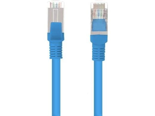 Lanberg - Patch-kabel - RJ-45 (hane) till RJ-45 (hane) - 5.7 mm - F/UTP (folieöverdraget oskärmat tvinnat par) - CAT 6 - formpressad, hakfri, tvinn...