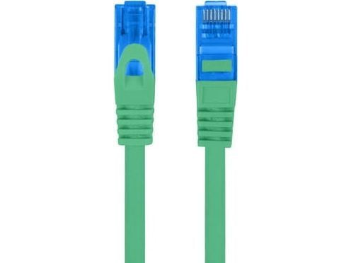 Lanberg - Koblingskabel - RJ-45 (hann) til RJ-45 (hann) - S/FTP - CAT 6a - flertrådet - grønn, RAL 6024