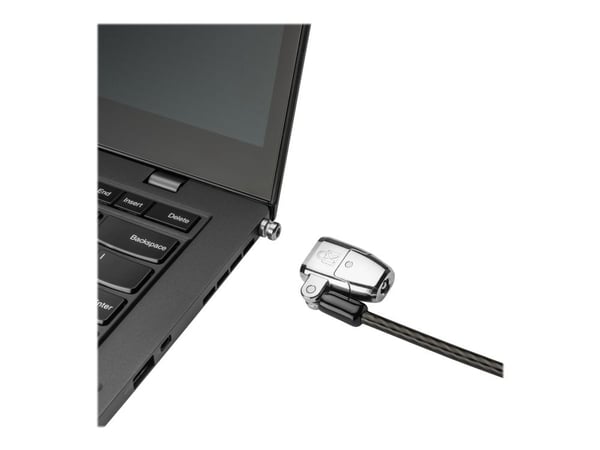 Kensington ClickSafe 2.0 Universal Keyed Laptop Lock - Sikkerhetskabellås - 1.8 m