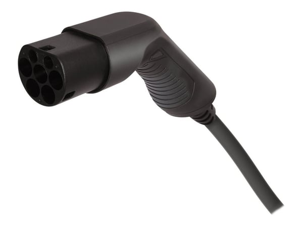 DELTACO e-Charge latauskaapeli sähköautolle tyypin 2 pistoke - 32A - 22 kW - 3 metriä