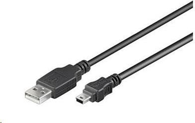 PremiumCord KU2M5A, 5 m, USB A, Mini-USB B, USB 2.0, 480 Mbit/s, Lajittelu