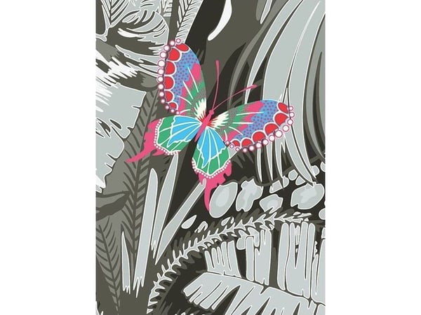 B6-carnet kirjekuorella Butterfly