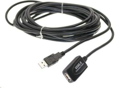 PremiumCord USB 2.0 toistin- ja jatkokaapeli A/M-A/F 5m