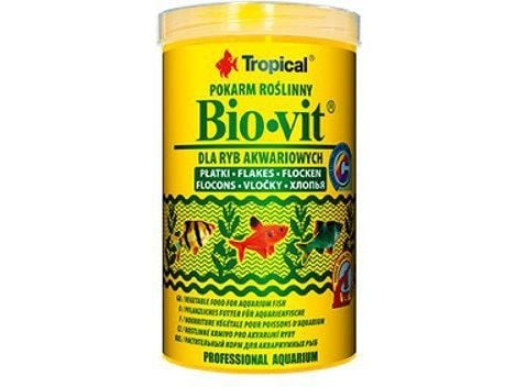 Tropical Bio-Vit kasvisruoka kaloille 1000ml/200g Tropical Bio-Vit kasvisruoka kaloille 1000ml/200g