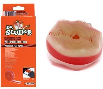 Weldtite punkteringsbeskyttelsestape DR SLUDGE ANTI PUNCTURE TAPE MTB 26" 35 mm rød (WLD-4008)