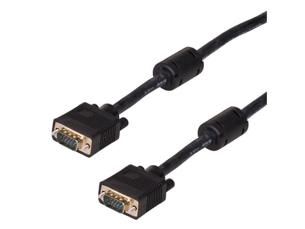 Akyga - VGA-kabel - HD-15 (VGA) (hann) til HD-15 (VGA) (hann) - 15 m - svart