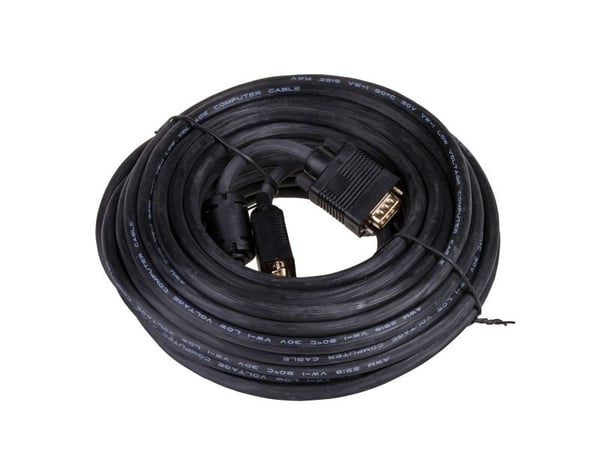 Akyga - VGA-kabel - HD-15 (VGA) (hann) til HD-15 (VGA) (hann) - 15 m - svart