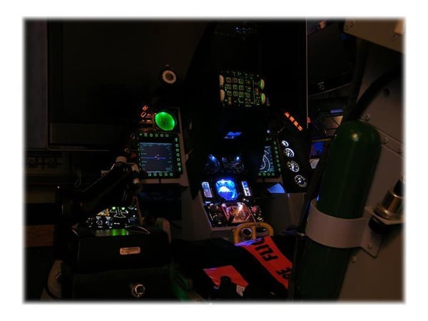 Thrustmaster MFD Cougar Pack, Ohjaussauva, PC, Langallinen, USB, Musta, Kaapeli