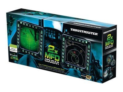 Thrustmaster MFD Cougar Pack, Ohjaussauva, PC, Langallinen, USB, Musta, Kaapeli