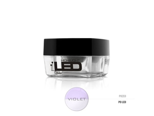 Silcare Zel neglegel High Light LED Gel Violet 15 g