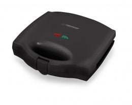 Esperanza PORTABELLA - Toastmaskin / vaffelsteker / grill - 700 W - svart
