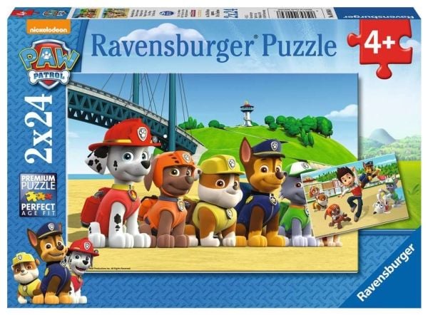 Ravensburger - Heroic Dogs - puslespill - 24 deler