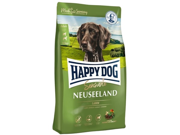 Happy Dog Sensible Neuseeland, Adult (animal), Kaikille roduille, Lammas, 300 g, Gluteeniton