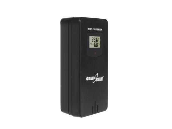Greenblue 60133, Svart, Inne hygrometer, Inne Termometer, Utendørs Fuktighetsmåler, Utendørs Barometer, Hygrometer, Termometer, Hygrometer, Termome...