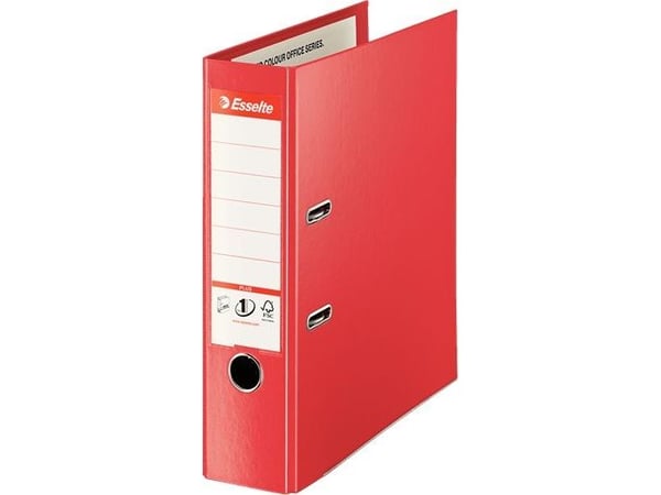 Mekanisk arkivperm Esselte No.1 Vivida Plus spak A4 80 mm rød (10K190B)