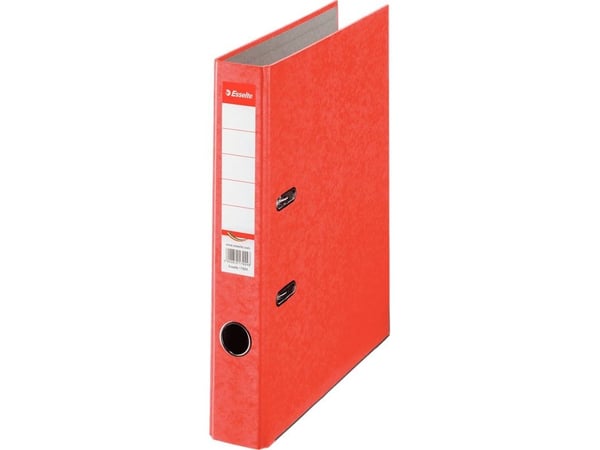 Esselte Cardboard binder Rainbow, A4, Rød, 5 cm, 52 mm, 318 mm, 390 g