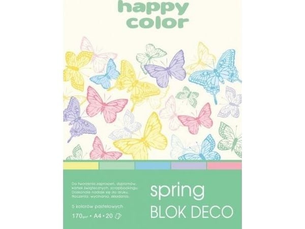 Happy Color A4 20k farge teknisk blokk