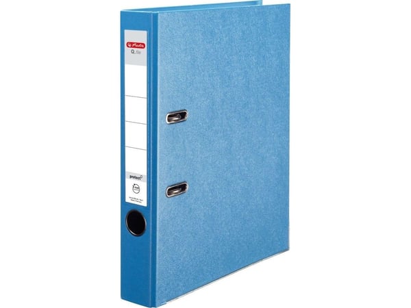 Hävstångsmapp Herlitz A4 50mm blå (WIKR-071341)