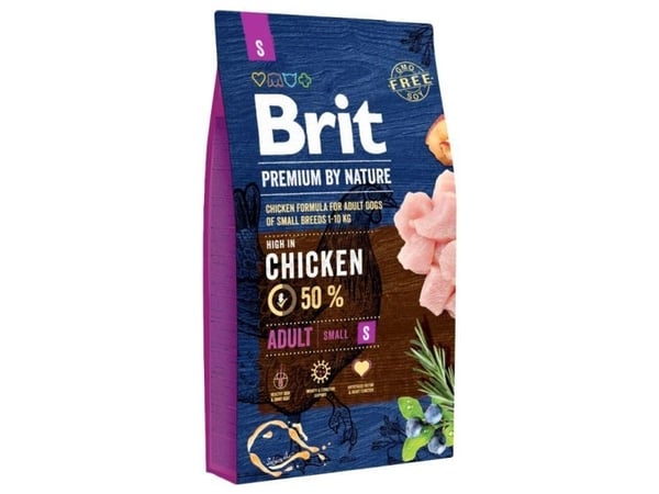 Brit 8595602526307, Voksen, Mini (5 - 10kg), X-small (< 4kg), Kylling, 8 kg