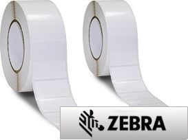 Zebra Z-Ultimate 3000T - Polyester - blank - permanet adhesiv - hvit - 31.8 x 69.9 mm 25200 etikett(er) (12 rull(er) x 2100) tape - for Zebra DA402...