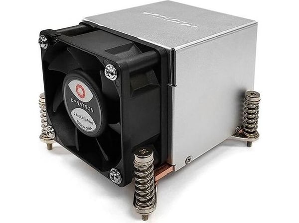 Inter-Tech K-650 - Prosessorkjøler - (for: LGA1156, LGA1155, LGA1151) - kobbersokkel med aluminiumsfinner - 60 mm