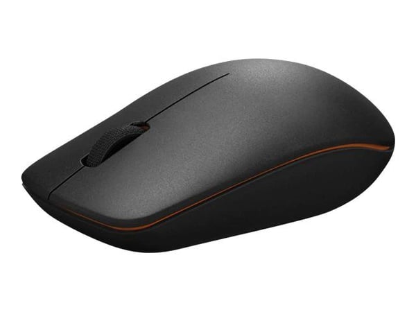 Lenovo 400 - Mus - höger- och vänsterhänta - optisk - 3 knappar - trådlös - 2.4 GHz - trådlös USB-mottagare - svart