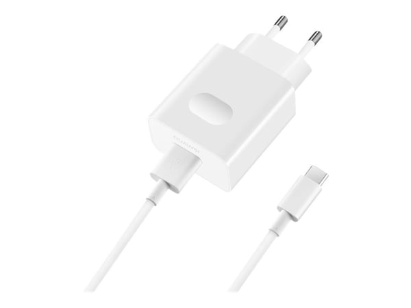 Huawei AP81 - Strømadapter - 22.5 watt - 5 A - QC (USB) - på kabel: USB-C - hvit