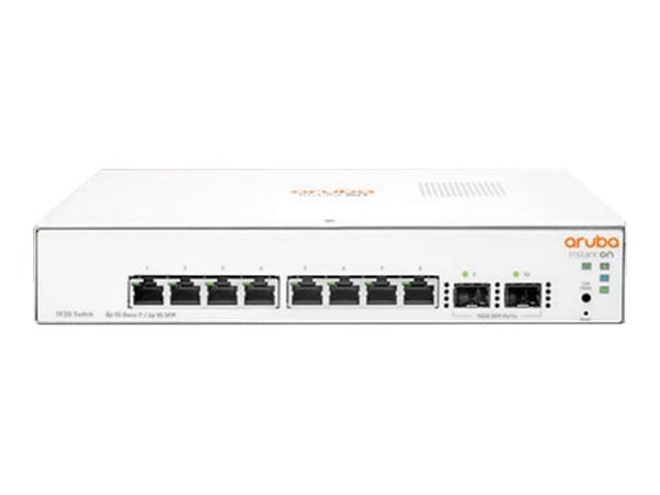 HPE Networking Instant On 1930 8G 2SFP Switch - Switch - L3 - Styrt - 8 x 10/100/1000 + 2 x Gigabit SFP - stasjonær