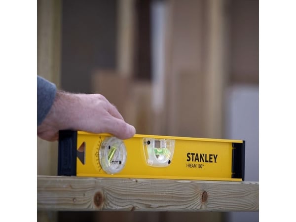 Stanley 1-42-922, Snekkervater, 1 m, Sort, Gult, 1,5 mm/m, Aluminium, Gummi, 26 mm