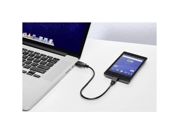 Renkforce RF-4463076, 0,3 m, USB A, Micro-USB B, USB 2.0, 480 Mbit/s, Lajittelu