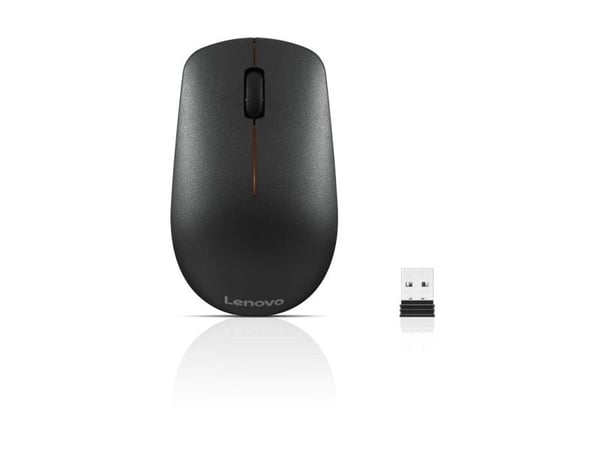 Lenovo 400 Wireless mouse, 2.4 GHz Wireless via Nano USB, Black