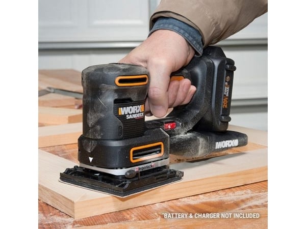 WORX WX820L.9, Disk-slipemaskin, Svart, Gult, 4000 RPM, 10000 RPM, Batteri, 20 V