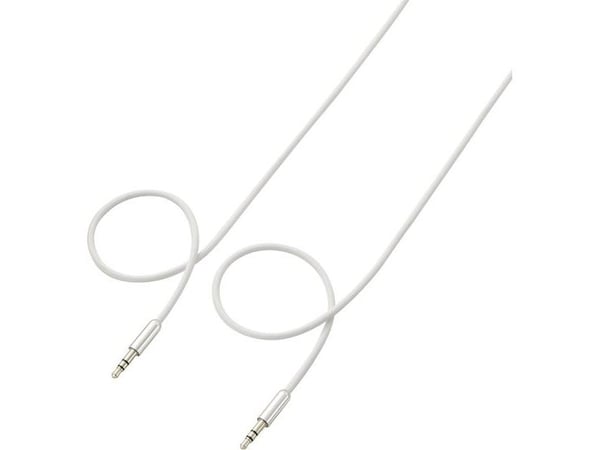 SpeaKa Professional SP-7870696, 3,5mm, Hankontakt, 3,5mm, Hankontakt, 1,5 m, Vit