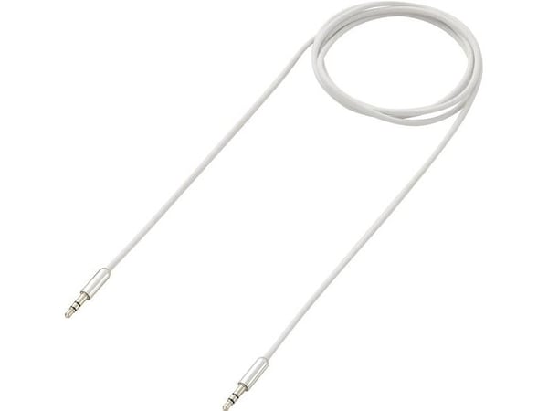 SpeaKa Professional SP-7870696, 3.5mm, Hankjønn, 3.5mm, Hankjønn, 1,5 m, Hvit