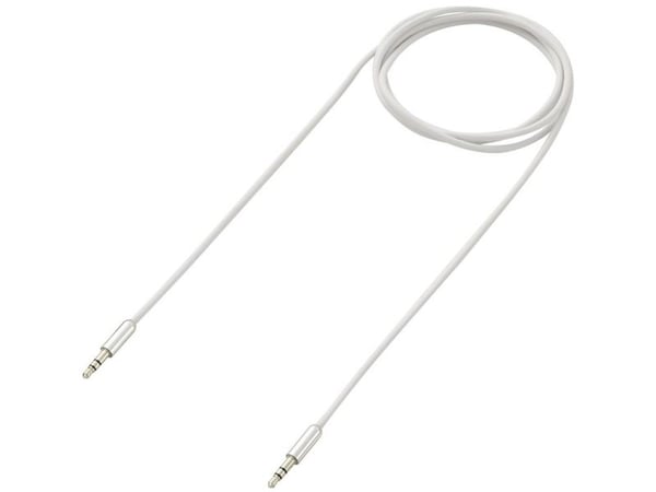 SpeaKa Professional SP-7870096, 3.5mm, Hankjønn, 3.5mm, Hankjønn, 3 m, Hvit