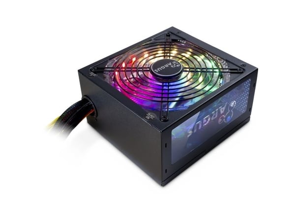 Argus RGB-600W II - Strømforsyning (intern) - ATX12V 2.3 - 80 PLUS Bronze - AC 100/240 V - 600 watt - aktiv PFC - svart