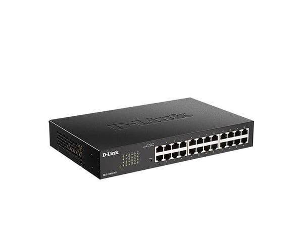D-Link DGS 1100-24V2 - Switch - smart - 24 x 10/100/1000 - stasjonær, rackmonterbar