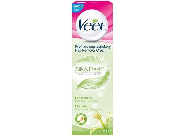 Veet Silk & Fresh Cream For Hair Removal For Dry Skin 100ml