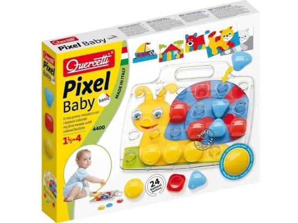 Quercetti Mosaic Pixel Baby Basic 24 kpl (591514)