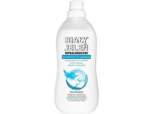 BIALY JELEN hypoallergen skyllemiddel - konsentrert tøymykner 1000 ml BIALY JELEN hypoallergen skyllemiddel - konsentrert tøymykner 1000 ml