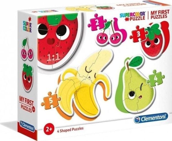 Clementoni My First Puzzles, 3 styck, Mat och dryck, 2 År