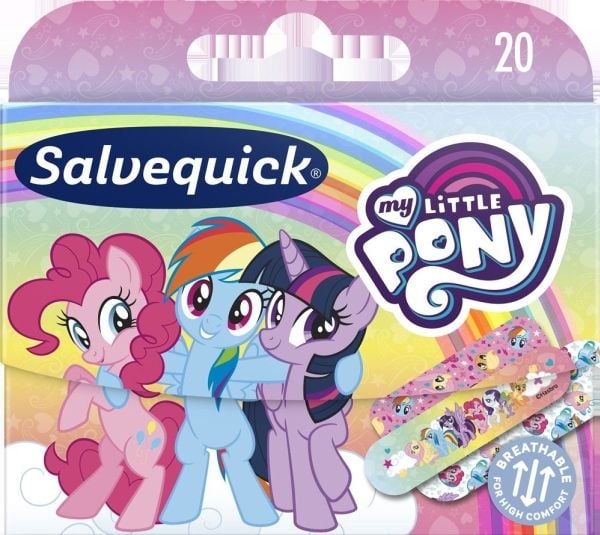 Salvequick My Little Pony barneplaster 1 pakke/20 stk.