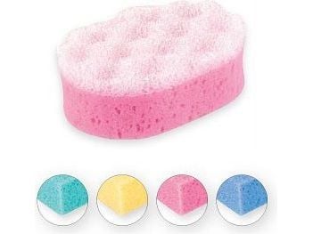 Top Choice badesvamp “oval” mix 4 farger (30420)